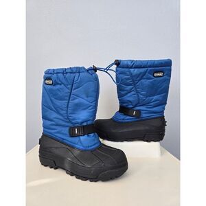Sorel Snow Pack Women’s Winter Snow Boots Size 5 Blue Waterproof Warm Hinking